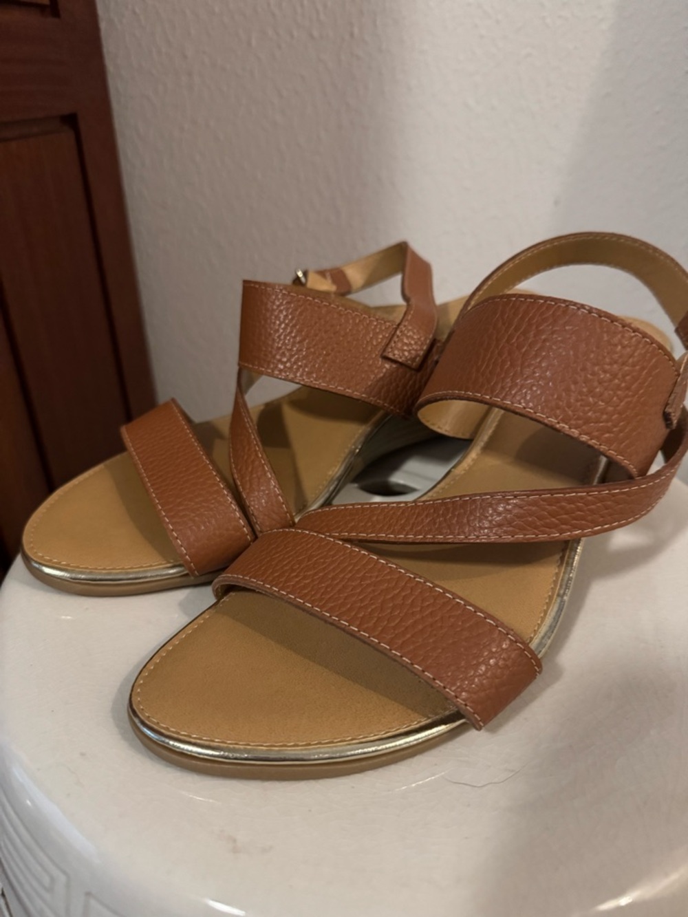 Coach and Four “Columbia” Sandal in Brown